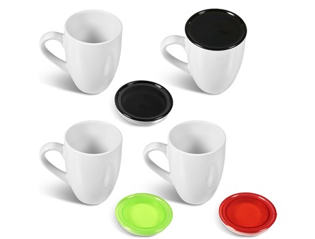 Seattle Ceramic Coffee Mug & Lid